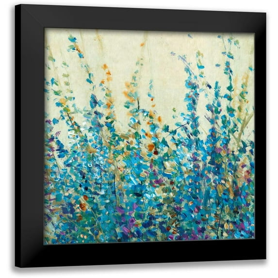 OToole, Tim 12x12 Black Modern Framed Museum Art Print Titled - Shades of Blue II