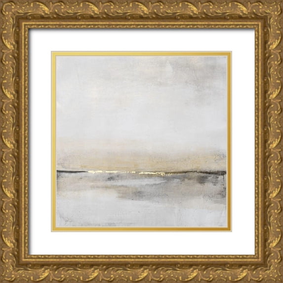 OToole, Tim 12x12 Gold Ornate Wood Framed with Double Matting Museum Art Print Titled - Horizontal Flow I