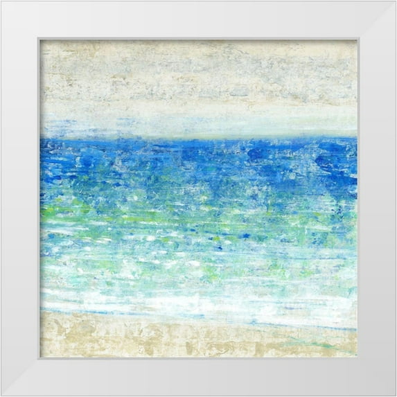 OToole, Tim 12x12 White Modern Wood Framed Museum Art Print Titled - Ocean Impressions II