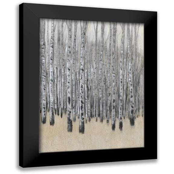 OToole, Tim 12x14 Black Modern Framed Museum Art Print Titled - Custom Neutral Aspen I