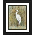thumbnail image 1 of OToole, Tim 12x14 Black Ornate Wood Framed with Double Matting Museum Art Print Titled - White Egret I, 1 of 4