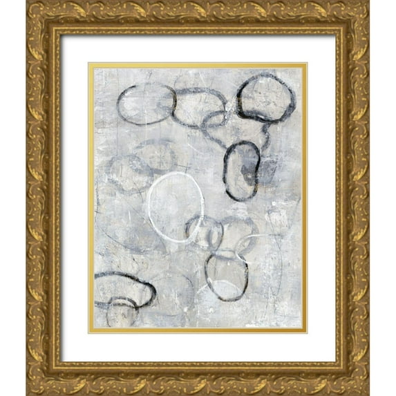 OToole, Tim 12x14 Gold Ornate Wood Framed with Double Matting Museum Art Print Titled - Missing Links I