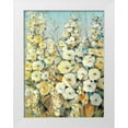 thumbnail image 1 of OToole, Tim 12x14 White Modern Wood Framed Museum Art Print Titled - Cluster of Hollyhock I, 1 of 4