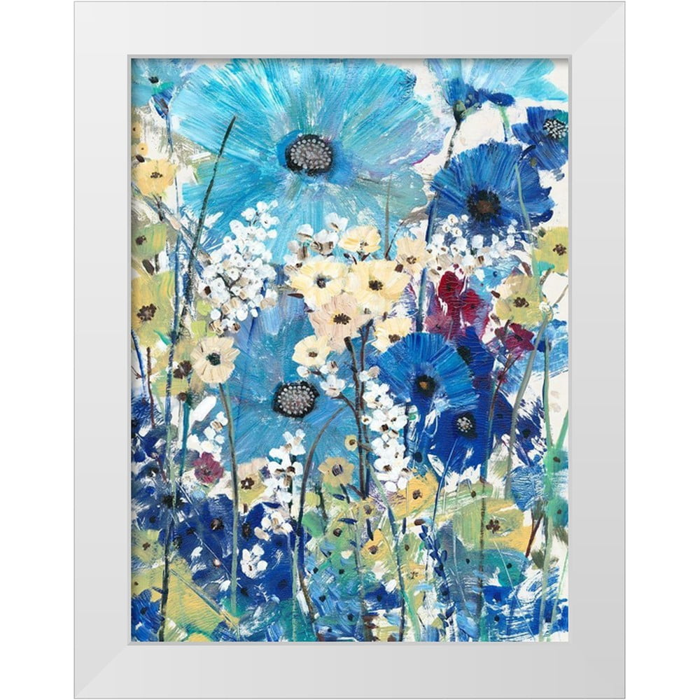 22x26 Garden Blues I By Tim OToole - Blue