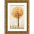 thumbnail image 1 of OToole, Tim 12x18 Gold Ornate Wood Framed with Double Matting Museum Art Print Titled - Falling Leaves I, 1 of 4