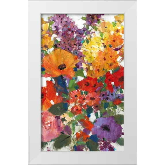 OToole, Tim 12x18 White Modern Wood Framed Museum Art Print Titled - Fresh Floral I
