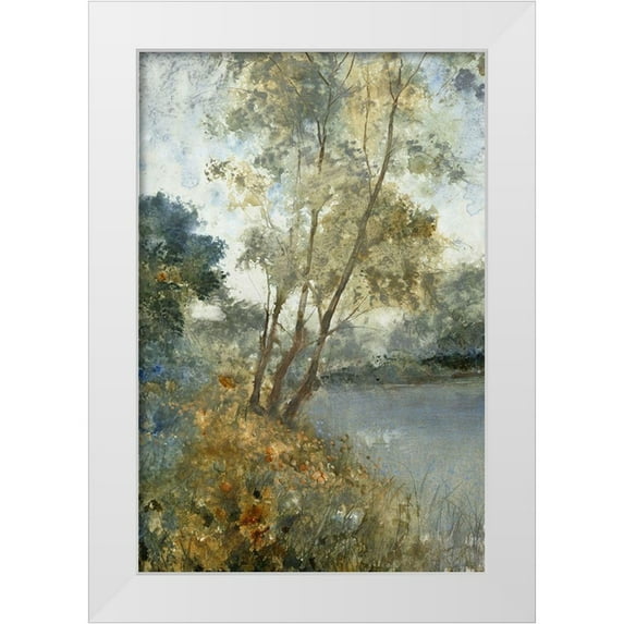 OToole, Tim 13x18 White Modern Wood Framed Museum Art Print Titled - Ethereal Waters I