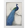 thumbnail image 1 of OToole, Tim 13x18 White Modern Wood Framed Museum Art Print Titled - Peacock Blue I, 1 of 4