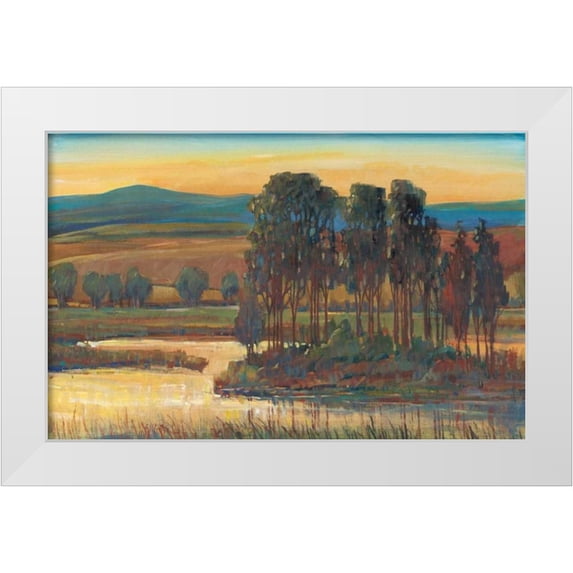 OToole, Tim 14x10 White Modern Wood Framed Museum Art Print Titled - Open Inlet II