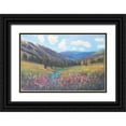 thumbnail image 1 of OToole, Tim 14x11 Black Ornate Wood Framed with Double Matting Museum Art Print Titled - Mountain Pass II, 1 of 4