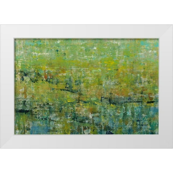 OToole, Tim 14x11 White Modern Wood Framed Museum Art Print Titled - Opulent Field II