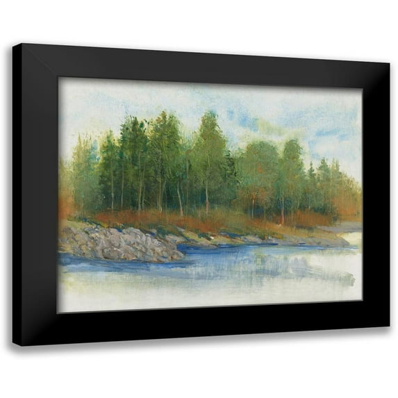 OToole, Tim 14x12 Black Modern Framed Museum Art Print Titled - From the Banks I