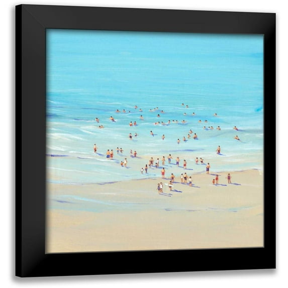 OToole, Tim 15x15 Black Modern Framed Museum Art Print Titled - Beach Day I