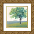 thumbnail image 1 of OToole, Tim 15x15 Gold Ornate Wood Framed with Double Matting Museum Art Print Titled - Solitary Tree II, 1 of 4