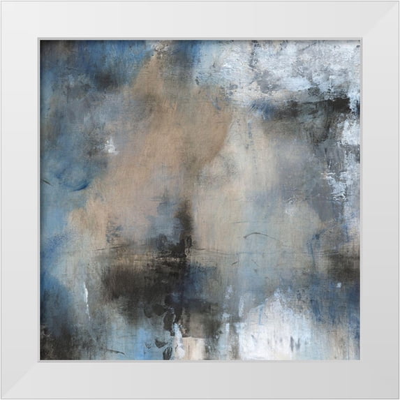 OToole, Tim 15x15 White Modern Wood Framed Museum Art Print Titled - Embellished Shifting Motion II