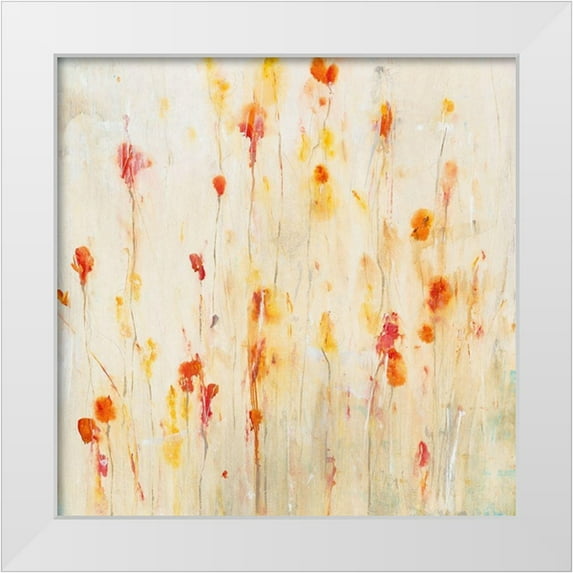 OToole, Tim 15x15 White Modern Wood Framed Museum Art Print Titled - Fleeting Flowers II