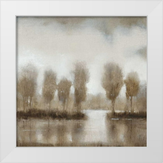 OToole, Tim 15x15 White Modern Wood Framed Museum Art Print Titled - Subtle Reflection II