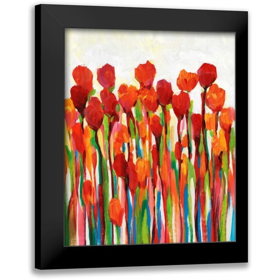 OToole, Tim 15x18 Black Modern Framed Museum Art Print Titled - Bursting with Color II