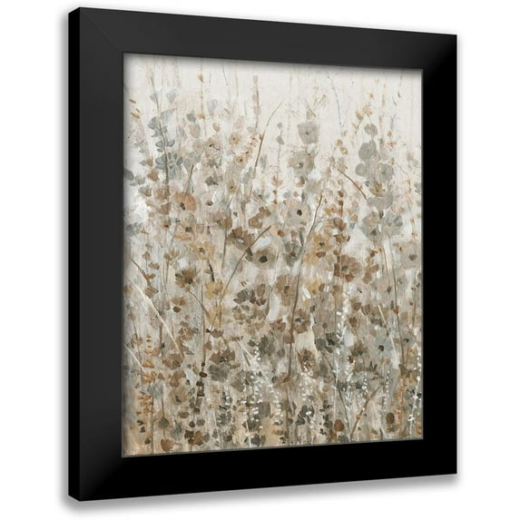 OToole, Tim 15x18 Black Modern Framed Museum Art Print Titled - Early Fall Flowers I