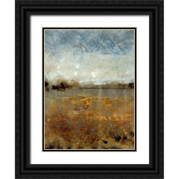 OToole, Tim 15x18 Black Ornate Wood Framed with Double Matting Museum Art Print Titled - Free Range I