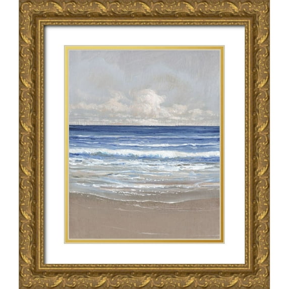 OToole, Tim 15x18 Gold Ornate Wood Framed with Double Matting Museum Art Print Titled - Stress-Free I
