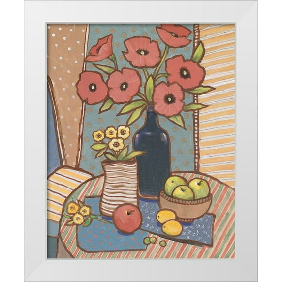OToole, Tim 15x18 White Modern Wood Framed Museum Art Print Titled - Table Still Life I