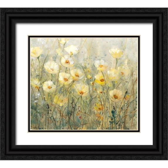OToole, Tim 17x15 Black Ornate Wood Framed with Double Matting Museum Art Print Titled - Summer in Bloom I