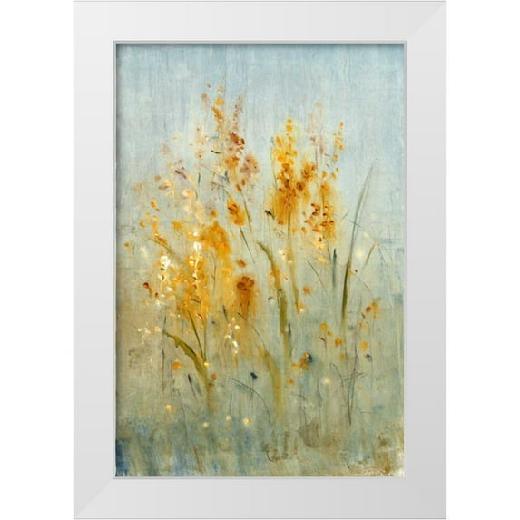 OToole, Tim 17x24 White Modern Wood Framed Museum Art Print Titled - Spray of Wildflowers I