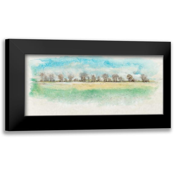 OToole, Tim 18x10 Black Modern Framed Museum Art Print Titled - Treeline Impressions II