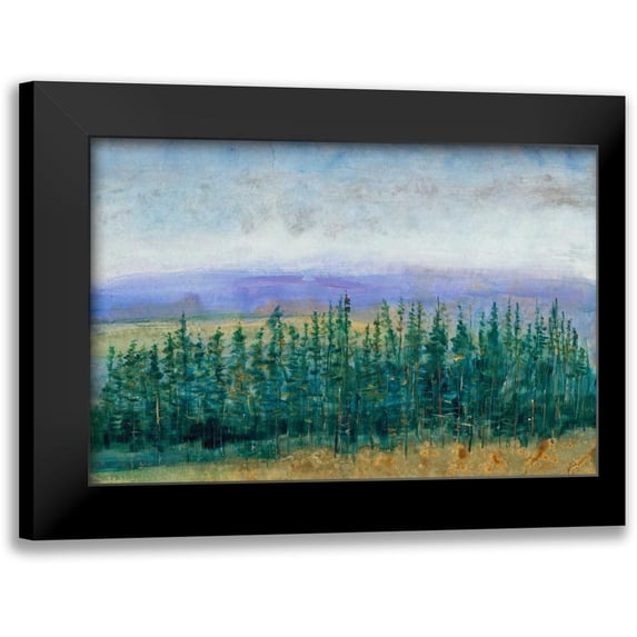 OToole, Tim 18x13 Black Modern Framed Museum Art Print Titled - Pine Tops II