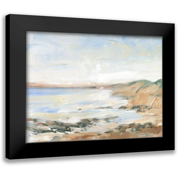 OToole, Tim 18x15 Black Modern Framed Museum Art Print Titled - Shoreline Study II