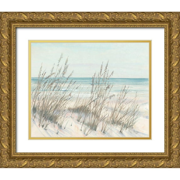 OToole, Tim 18x15 Gold Ornate Wood Framed with Double Matting Museum Art Print Titled - Beach Grass I