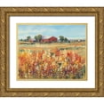thumbnail image 1 of OToole, Tim 18x15 Gold Ornate Wood Framed with Double Matting Museum Art Print Titled - Country View II, 1 of 4