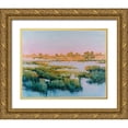 thumbnail image 1 of OToole, Tim 18x15 Gold Ornate Wood Framed with Double Matting Museum Art Print Titled - Marshland View I, 1 of 4
