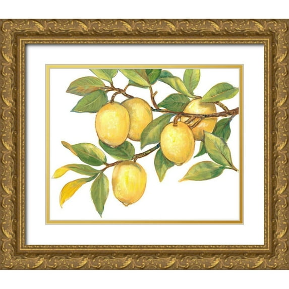 OToole, Tim 18x15 Gold Ornate Wood Framed with Double Matting Museum Art Print Titled - Ripe for Picking I