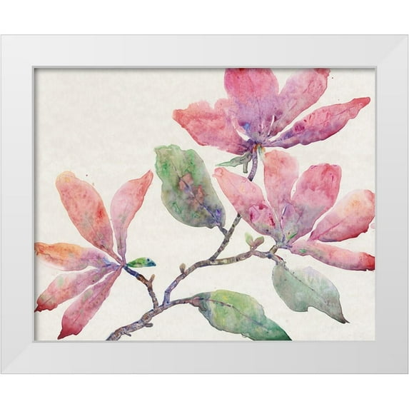 OToole, Tim 18x15 White Modern Wood Framed Museum Art Print Titled - Flowering Branch I