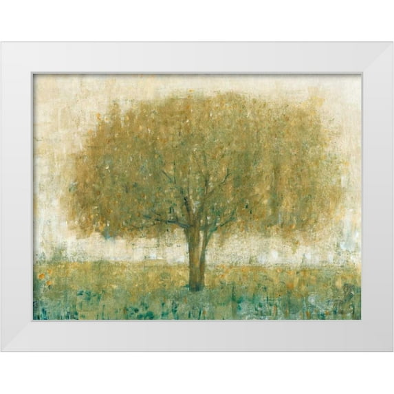 OToole, Tim 18x15 White Modern Wood Framed Museum Art Print Titled - Summer Day Tree II