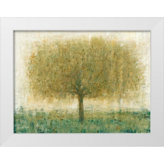 OToole, Tim 18x15 White Modern Wood Framed Museum Art Print Titled - Summer Day Tree I