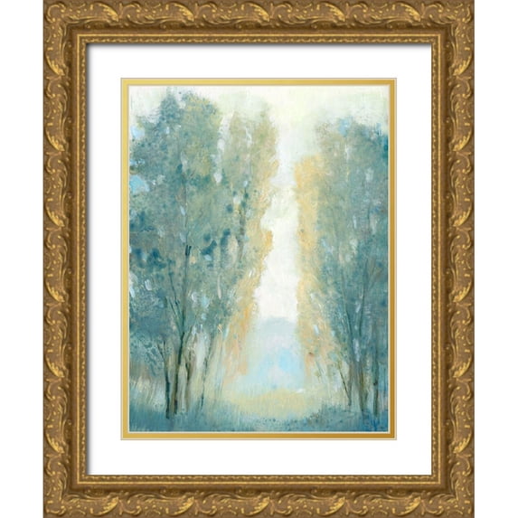 OToole, Tim 19x24 Gold Ornate Wood Framed with Double Matting Museum Art Print Titled - Golden Edge I