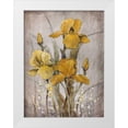thumbnail image 1 of OToole, Tim 19x24 White Modern Wood Framed Museum Art Print Titled - Golden Irises II, 1 of 4