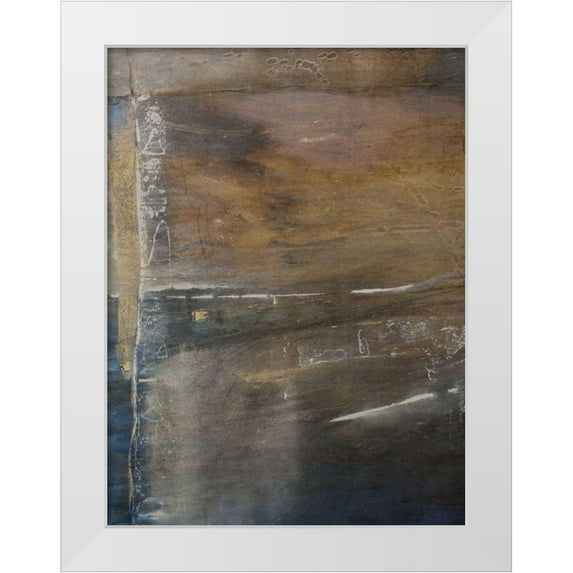 OToole, Tim 19x24 White Modern Wood Framed Museum Art Print Titled - Kinetic Stone II