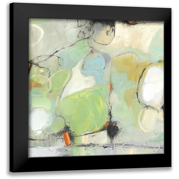 OToole, Tim 20x20 Black Modern Framed Museum Art Print Titled - Cascade Abstract II