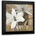 thumbnail image 1 of OToole, Tim 20x20 Black Modern Framed Museum Art Print Titled - Non-Embellished Lilies II, 1 of 5