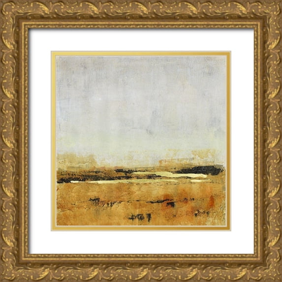 OToole, Tim 20x20 Gold Ornate Wood Framed with Double Matting Museum Art Print Titled - Gold Horizon I