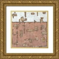 thumbnail image 1 of OToole, Tim 20x20 Gold Ornate Wood Framed with Double Matting Museum Art Print Titled - Inlay II, 1 of 4