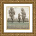thumbnail image 1 of OToole, Tim 20x20 Gold Ornate Wood Framed with Double Matting Museum Art Print Titled - Shimmering Trees I, 1 of 4