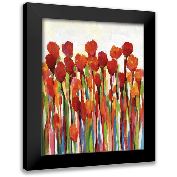 OToole, Tim 20x24 Black Modern Framed Museum Art Print Titled - Custom Bursting with Color II