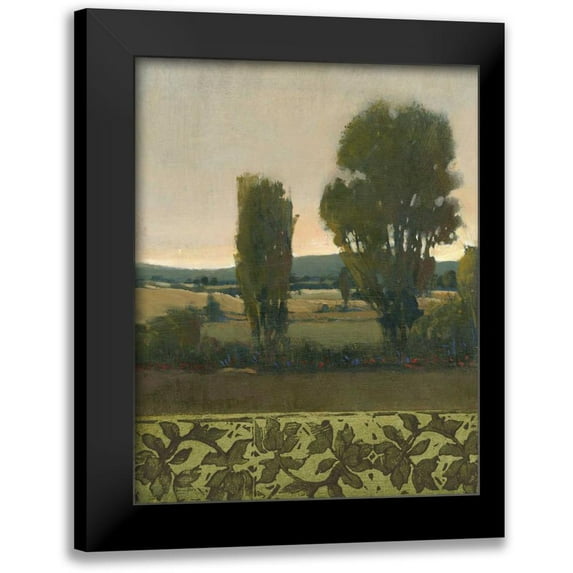 OToole, Tim 20x24 Black Modern Framed Museum Art Print Titled - Peaceful Valley I