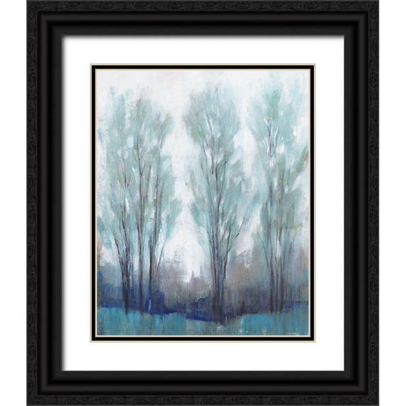 OToole, Tim 20x24 Black Ornate Wood Framed with Double Matting Museum Art Print Titled - Through the Clearing I