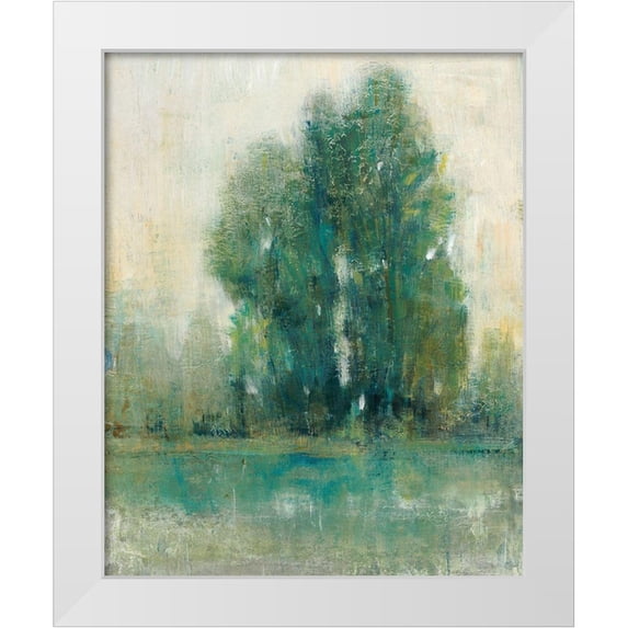 OToole, Tim 20x24 White Modern Wood Framed Museum Art Print Titled - Spring Paysage II